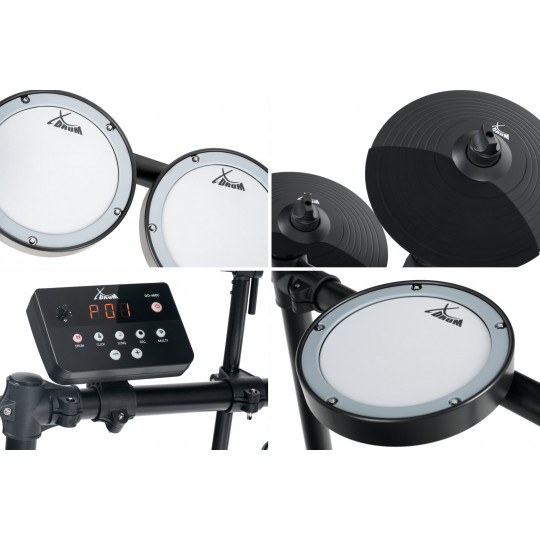 XDrum DD-460C elektronická bicí souprava se síťkami