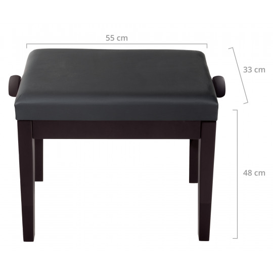 Proline klavírní stolička Model P palisandr