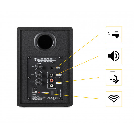 McGrey MM-440 BT poslechové monitory s Bluetooth