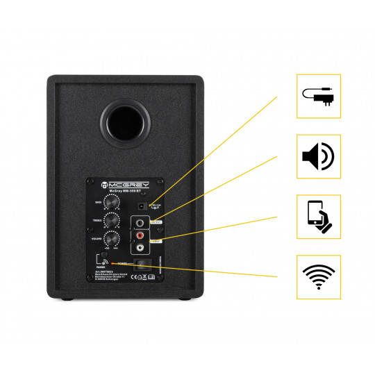 McGrey MM-550 BT poslechové monitory s Bluetooth