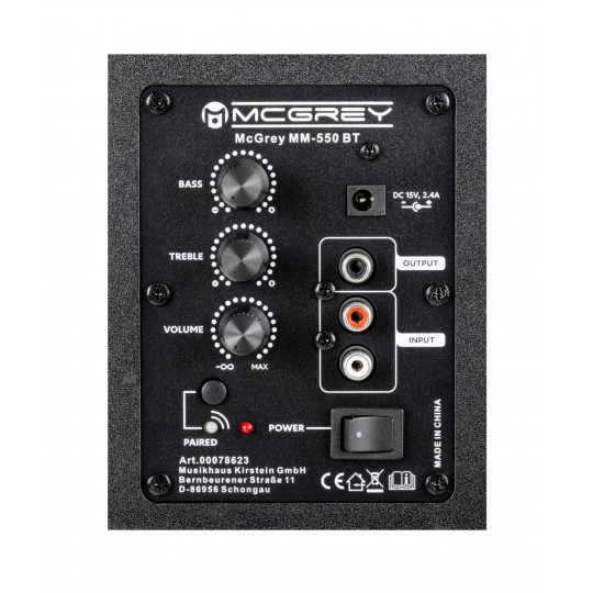 McGrey MM-550 BT poslechové monitory s Bluetooth