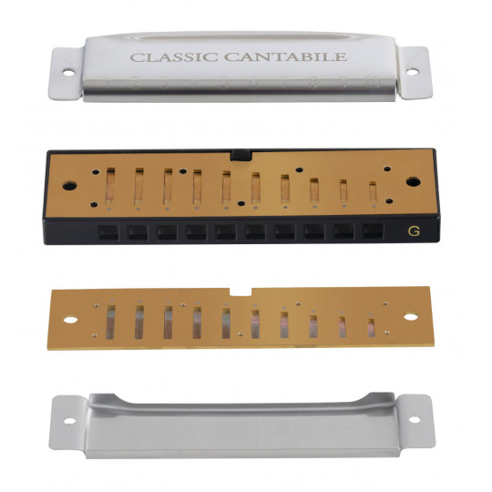 Classic Cantabile AHB-250 Alabama Blues Harmonika G dur