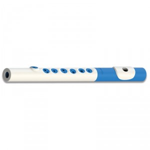 nuvo toot white/blue - dětská příčná flétna