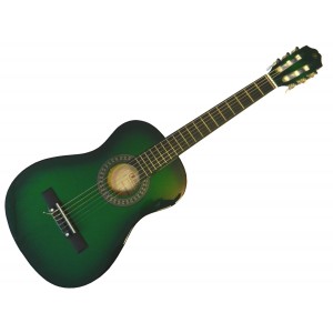 klasická kytara 1/4 pecka cgp-14 gb (zelená)