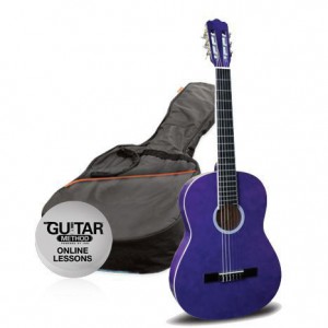 Klasická kytara paket 1/4 Ashton SPCG 14 TP Pack (fialová)