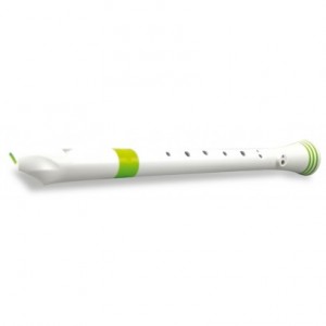 NUVO Recorder White/Green - sopránová flétna